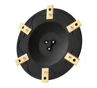 Shiketong Juego De Placas De Cuchillas, Compatible con EUFY, E15 E18, Compatible con TerraMow, V600 V1000 S800 S1200, con 6 Cuchillas De Repuesto, Cortacésped Robótico