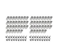 Shiketong Kit De Tornillos De Hoja,Compatible con Husqvarna,Compatible con Gardena,Reemplazo De Acero Inoxidable,para Cortadora De Césped Robótica,Herramienta De Reparación(60Pcs Silver)