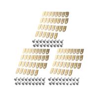 Shiketong Kit De Tornillos De Hoja,Compatible con Husqvarna,Compatible con Gardena,Reemplazo De Acero Inoxidable,para Cortadora De Césped Robótica,Herramienta De Reparación(90Pcs Gold)
