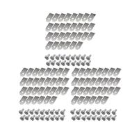 Shiketong Kit De Tornillos De Hoja,Compatible con Husqvarna,Compatible con Gardena,Reemplazo De Acero Inoxidable,para Cortadora De Césped Robótica,Herramienta De Reparación(90Pcs Silver)