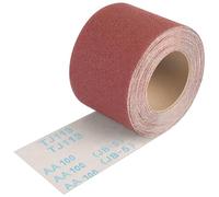 Shineboc Rollo de Papel de Lija Grano 100, 93 mm x 10 m,Lijador de Corindón Paño Suave Papel de Lija Para Trabajos en Madera Metal Acero y Acero Inoxidable