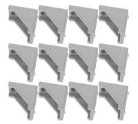 SHINEOFI 2 Juegos Conector de Soporte de Esquina para Perfil de Aluminio, Soporte de Esquina de Metal, Aleación de Aluminio, Plata, para Líneas de Producción Automatizadas y Fabricación