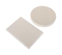 SHINEOFI 2 Piezas Herramienta de Soldadura de Alta Temperatura para Joyería, Resistente al Calor, Portátil, Ladrillo Refractario de Cordierita en Forma de Panal Blanco para Reparaciones