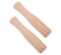 SHINEOFI 2 Piezas Palo para Moler Alimentos de Madera de Haya Mango Cómodo para Triturar Ajo y Patatas Cocina, Herramienta Práctica para Utensilios de Cocina