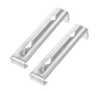 SHINEOFI 2 Piezas Soportes para Canalones de Aluminio Ligero y Resistente de Diseño Moderno y Duradero para Techos de Casas y Villas Accesorios Impermeables para Sistemas de Drenaje