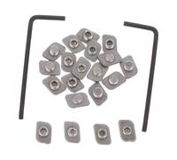 SHINEOFI 20 Piezas Limitador de Apertura para Ventanas Corredizas de Acero Inoxidable Bloqueo Ajustable y Soporte Estable para Seguridad Hogar