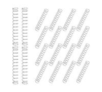 SHINEOFI 50 Piezas Muelle de Compresión para Recambio de Bolígrafo de Gel, Acero Inoxidable, Compatible Bolígrafos de Bola, Uso Duradero para Mantenimiento de Material Escolar