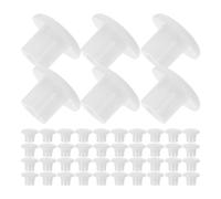 SHINEOFI 500piezas Unidades Tapones Redondos de Plástico Blancos para Muebles Cubre Orificios de Tornillos Tapones para Taladros para Escritorios Armarios Estantes y Puertas Resistentes