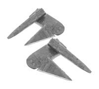 SHINEOFI 6 Piezas Herramienta de Cuña para Martillo de Hierro Cónica | Pieza de Reparación para Hachas y Martillos, Uso en Carpintería y Restauración, Acabado Tradicional