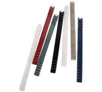 SHINEOFI 7 Piezas Tira de Encuadernación de Plástico de 8 Anillos 8 Orificios para Recambio de Cuaderno, Uso Estudiantil Columna Vertebral Estable y Cambio Rápido