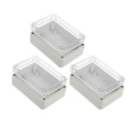 SHINEOFI Caja de Conexiones Estanca para Exteriores con Tapa Abatible, Material Abs As Resistente Intemperie, Adecuado para Zonas de Vigilancia Residencial