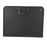 SHINEOFI Carpeta Dibujo para Artistas, Bolsa de Almacenamiento de Arte Negra en Tejido Oxford 600d, Ligera Asa, Adecuado para Transportar Obras