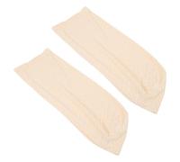 SHINEOFI Fundas Elásticas para Reposabrazos de Sofá en Jacquard Beige, Antideslizantes y Resistentes a Arañazos, para Sillones Reclinables y Sofás de 2 Plazas, Protectores Lavables