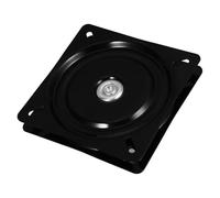 SHINEOFI Placa Giratoria Superficie Pulida y Estable de Hierro Negro para Taburete de Bar Mecanismo Giratorio para Muebles y Sillas de Bar