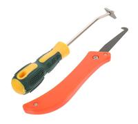 SHINEOFI Rascador para Juntas de Azulejos de Acero Tungsteno con Mango de Abs y Goma, Herramienta para Eliminar Lechada y Residuos en 2 Piezas Adecuado para Limpieza de Color Aleatorio