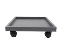 SHINEOFI Soporte para Macetas de Interior con Ruedas, Plato PP 360mm | Bandeja para Macetas y Jardineras, Resina Pp, Diámetro Interior 323mm, Balcón y Uso Interior