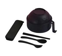 SHINLHUA Cuenco apto para microondas, perfecto para preparar ramen, avena, pasta y ensalada, cuenco para cocinar rápidamente