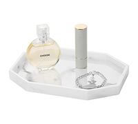 Shinowa 20cm Bandeja Octagonal Pequeña para Baño, Ink Blanco