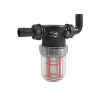 SHIOFRCN 1 Unidad 20mm 25mm 50 Malla de Acero Inoxidable Filtro Visible de Gran Flujo Tubo de Agua Transparente prefiltro jardín el Filtro(25mm)