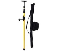 Shipenophy Poste Telescópico Láser Profesional 112-280cm/44.1-110.2" Ajustable, Roscas 5/8"-1/4" para Niveles Láser /Leica