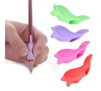 shjxi Empuñadura para Lápiz,5 Piezas Corrector de agarre para lápiz | Fundas Blandas para Escribir Niños,Para Preescolares, Niños, Estudiantes, Adultos, Principiantes, Aula Escolar, Hogar, Jardín de