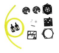 Shnile Kit de reparación de carburador compatible con 015 015AV 15AVE 015L HDC17 K10-HDC Husqvarna 44 140S 240S 240SE 240SG 444 Filtro de combustible HDC-17B