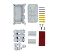 Shntig Instala caja de conexiones impermeable para exteriores con 6 puntos de conexión para WAGO211-412 413 415, uso profesional, instala caja de conexiones, organizador de cables