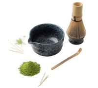 SHOPIA Kit Matcha Completo - Set Matcha Japonés con Batidor de Bambú y Cuenco - Kit Te Matcha Ceremonial Ideal para Regalos, Juego de Té Macha Premium