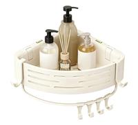 Shower Shelves Storage, Bathroom Organizer Rack, Wall Mounted, Space Saving Holder, Durable Rustproof Shelf, Home Apartment Accessory, Easy Install Rack for Body Wash