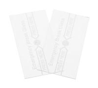 SHOWERORO 2 Piezas De Cubierta De Interruptor De Alarma Contra Incendios Panel De Alarma Contra Incendios Cubierta De Interruptor De Alarma De Seguridad Contra Incendios Cubierta De