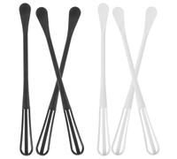 SHOWERORO Batidor de Huevos de Plástico Pp 6 Piezas Cómodo y Ahorrador para Repostería en Restaurantes y Pastelerías Reutilizable