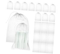 SHOWERORO Bolsas de Almacenamiento No Tejidas Cordón 32X38 CM Paquete de 100 Unidades de 25 G Organizador Multiusos para Zapatos Ropa y Viaje Solución Compacta para Guardar Ropa