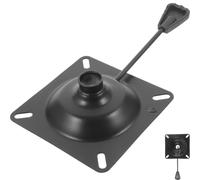 SHOWERORO Placa Giratoria de Palanca para Silla, Base Metálica Negra | Mecanismo de Control de Inclinación, Fácil Instalación y Buena Capacidad de Carga