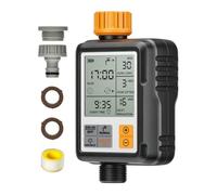 Shrivee Programador de Riego a Pilas con 1 Salida Automático Water Irrigation Timer para Jardin/Huerto/Maceta/Finca