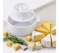 SHSH trade group Kit de suministro para hacer queso de 1,2 L con placa de prensado, máquina de molde Paneer Maker - Kit de moldes de queso duro Gouda y prensas para hacer quesos - Molde y prensa de