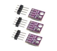 SHT3X Módulo sensor de temperatura y humedad, interfaz I2C, PCB morado, paquete de 3 con pines de cabecera
