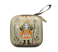 Shuade Efficinet - Bolsas organizadoras de cuentas con patrón de dibujos animados, accesorios religiosos para uso católico budista, soporte para cuentas de oración católica budista, Peregrino, Talla