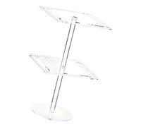 Shuade Soporte acrílico para gafas de sol con base giratoria, mejora la estabilidad, diseño que ahorra espacio, soporte para gafas de mesa, talla única, como se describe