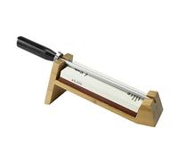 Shun DM0610 Classic - Sistema de afilado de piedra de afilar (3 piezas, madera, 9 pulgadas)