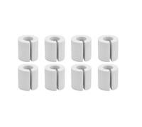 Shurhome Eva - Insertos para cortinas para paneles con ojales, A | Espaciadores de barra blanca, cortinas organizadas para ventanas, soporte de separación más estable