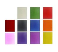 Shurhome Juego de 11 placas de cera multicolor para velas, multicolor | Hojas artísticas de varios colores para proyectos creativos, composición segura, incluye cordón de algodón