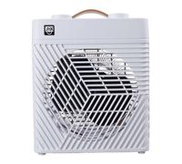 SHXHL20ST - Calefactor con termostato (2000 W, pequeño y manejable, portátil, protección contra sobrecalentamiento y vuelco)