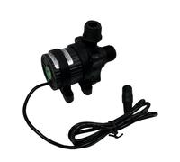 SHYSKY DC40F-1240 Micro Bomba de agua CC sin escobillas 12V 14W, 4m 780LPH, resistente al agua, puertos roscados de 1/2 pulgada, sumergible o para uso terrestre, para refrigeración pequeña, jardinería