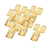 SiaBiced 8 Piezas Conector de Doble Adaptador Rápido de Cable con Terminal Macho Hembra Latón No Aislado Adecuado para Reparaciones Automotrices, 8 Uds.