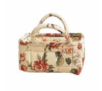 SiaBiced Cesta de Almacenamiento de Algodón con Estructura Firme Organizador Portátil Plegable con Asas Gruesas Caja Decorativa Textil Multiusos Adecuada para , 2916