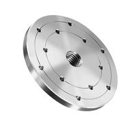 SiaBiced Plato de Sujeción para Torno de Madera con Rosca de Husillo Robusta para Un Montaje Seguro Y Una Fácil Instalación para Trabajos de Carpintería, 6 pulgadas