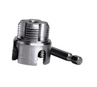 SiaBiced Tube Roscador de Tubos Herramienta Roscadora Abridor de Dispositivo de Corte de Rosca Fabricado en Hierro Resistente Compatible con Taladro, 3.25 X 3.2 X 2.6 Cm