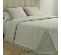 Sibiles Colcha Piqué Flores en Relieve Modelo Floritura Beige Color Beige Talla 240x270 cm