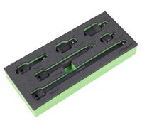 Siegen by Sealey S01323 - Juego de adaptador de impacto y barra de extensión de 1,27 cm, 6 unidades