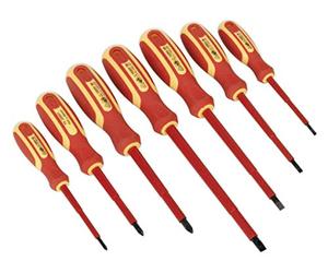 Siegen S0756 - Electricistas destornillador, conjunto de 7